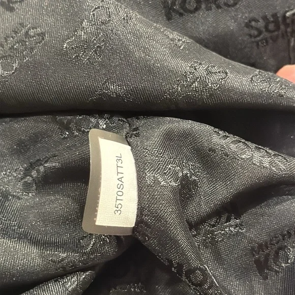 Michael Kors Bag Studded Black Leather Chain Hobo - Picture 15 of 17